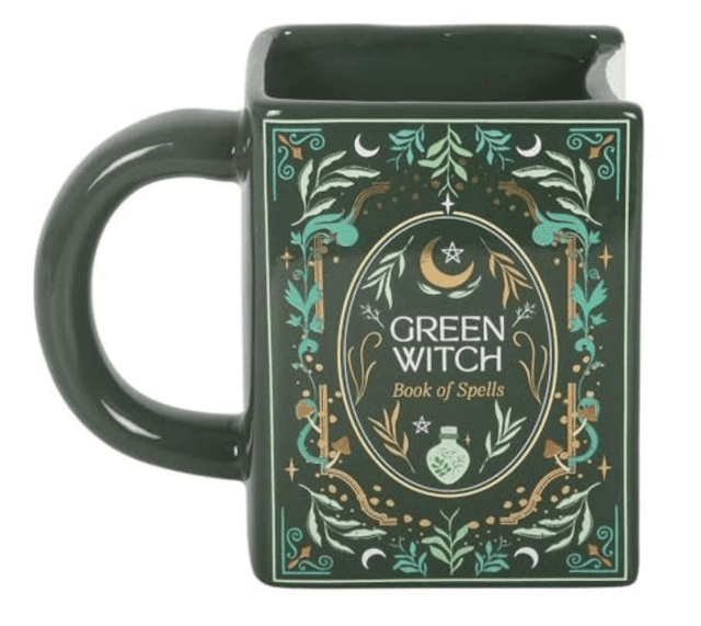 Square Mug – Green Witch by Merch — book cover