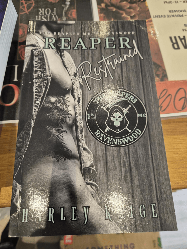 Reaper Restrained by Harley Raige — book cover