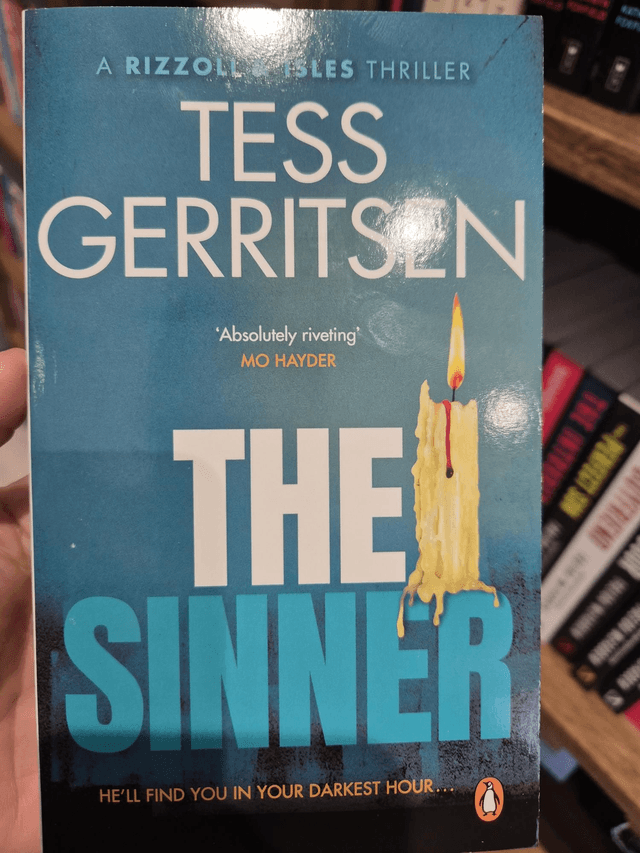 The Sinner by Tess Gerritsen — book cover