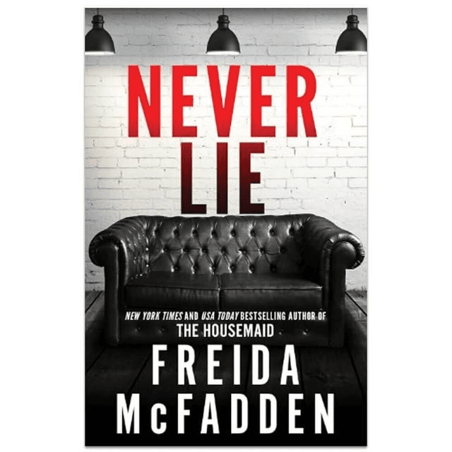 Never Lie by Freida McFadden — book cover