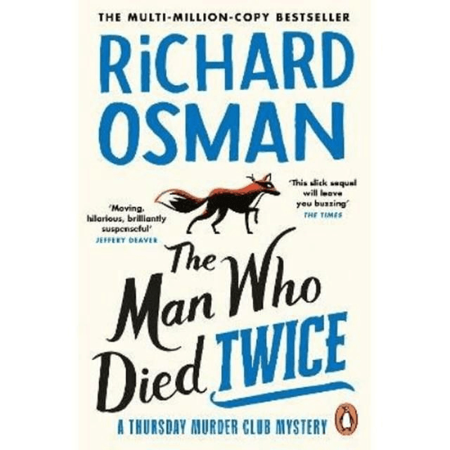 The Man Who Died Twice by Richard Osman — book cover