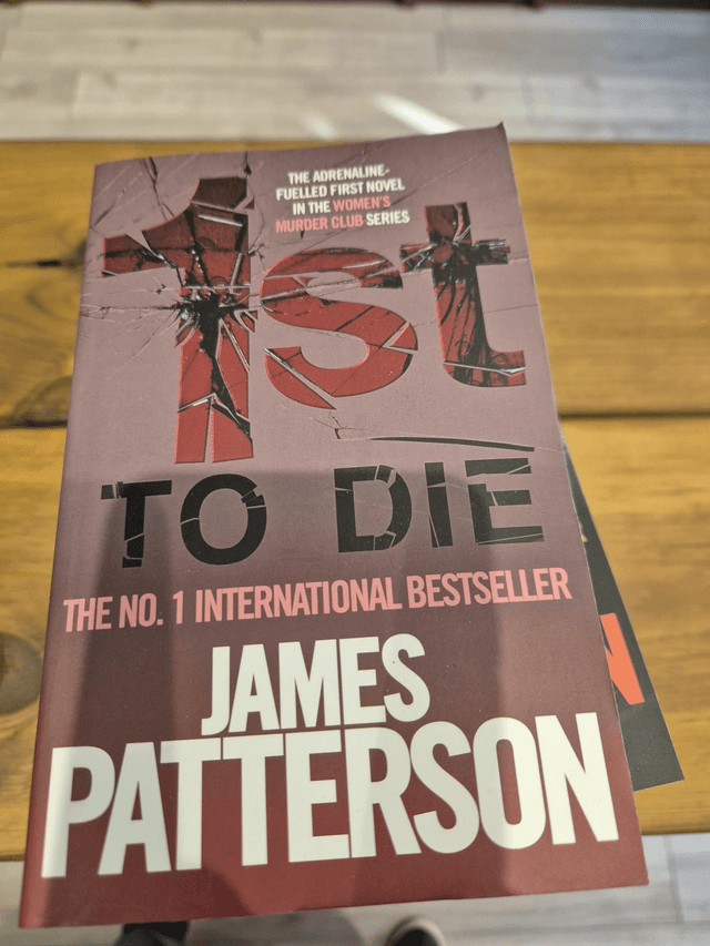 1st to die by James Patterson — book cover