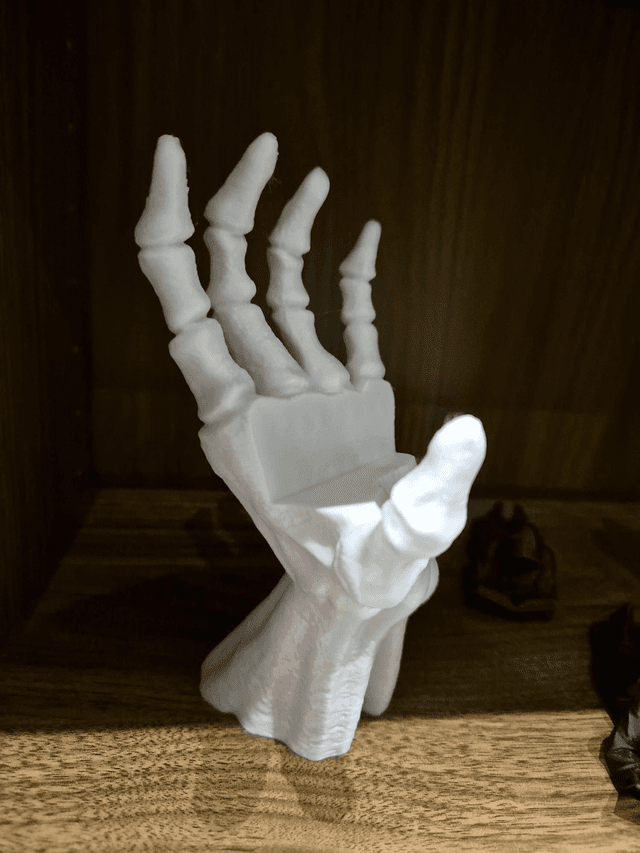 Skeleton Hand Phone Holder by Merch — book cover