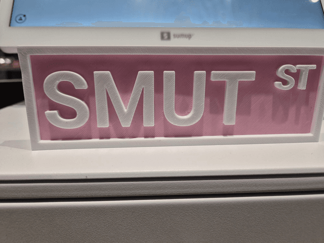3D Smut Street Pink by Merch — book cover
