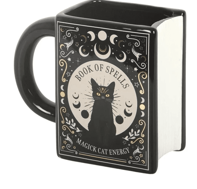 Square Mug – Black Cat by Merch — book cover