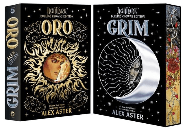 Grim And Oro – Dueling Crowns Edition by Alex Aster — book cover