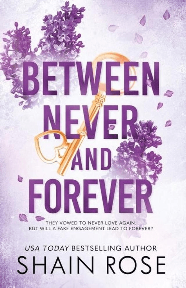 Between Never and forever by Shain Rose — book cover