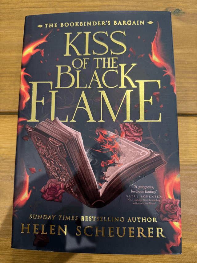 Kiss of the Black Flame by Helen Scheuerer — book cover