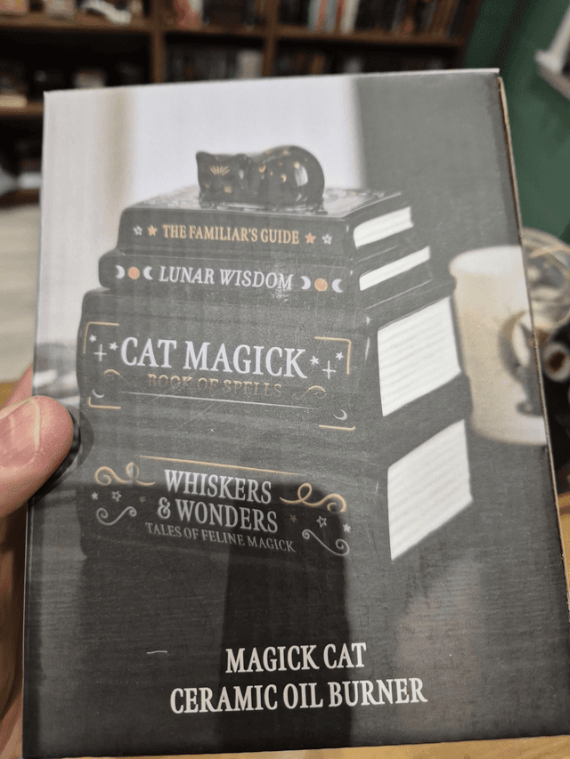 Wax Melt Burner – Black Cat by Merch — book cover