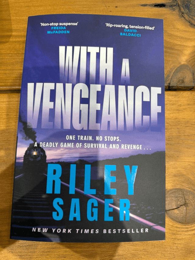 With A Vengeance by Riley Sager — book cover