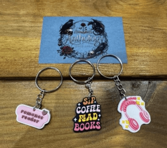 Rubber Keyring by Merch — book cover