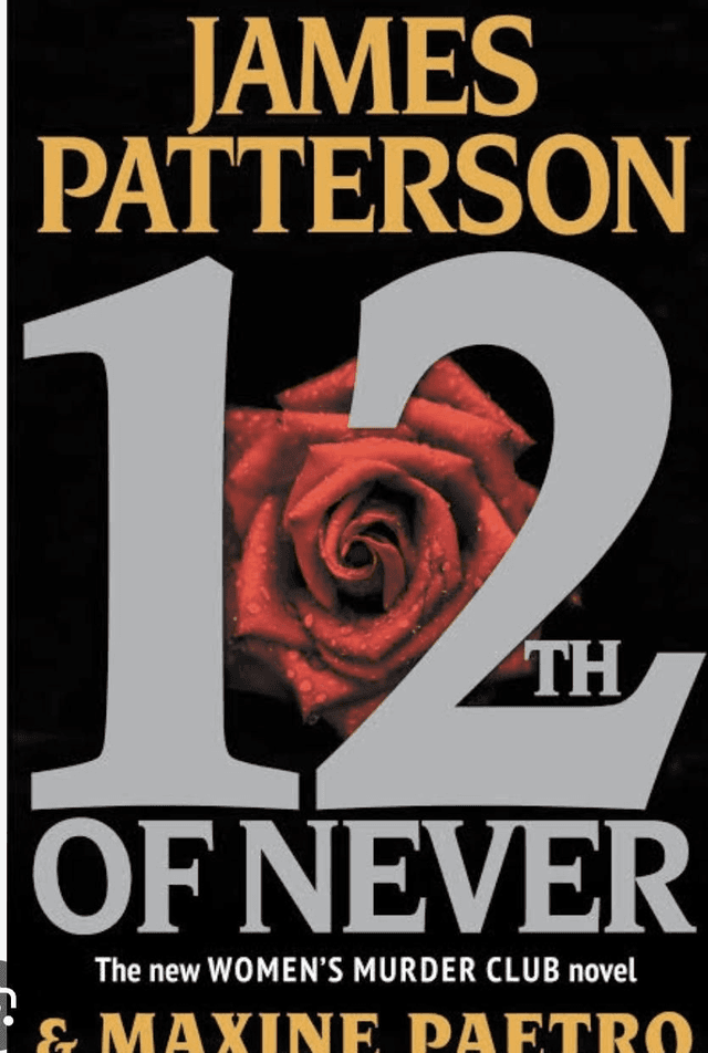 12th of never by James Patterson — book cover