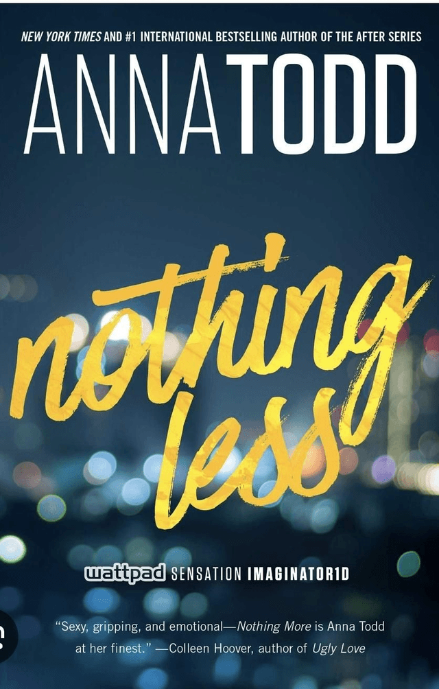 Nothing Less by Anna Todd — book cover