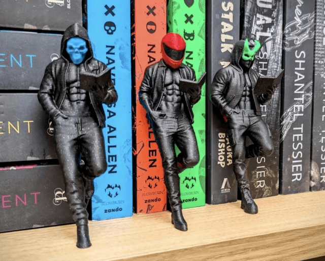 3D Biker Figures by Merch — book cover